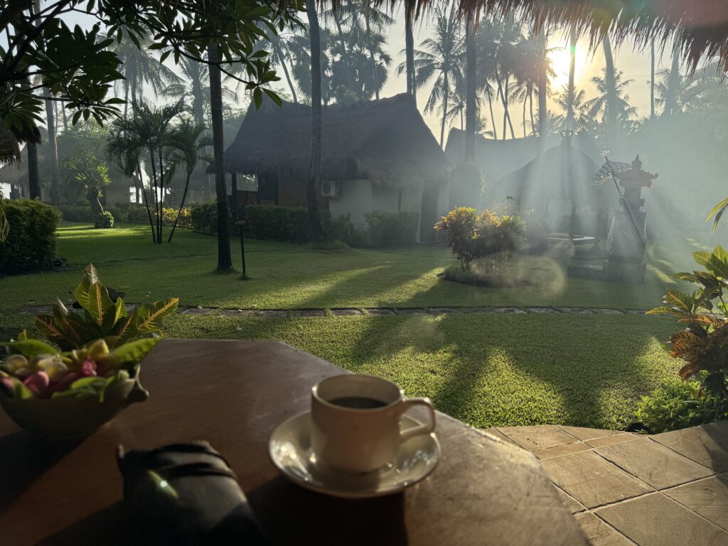 Bali im Nebel