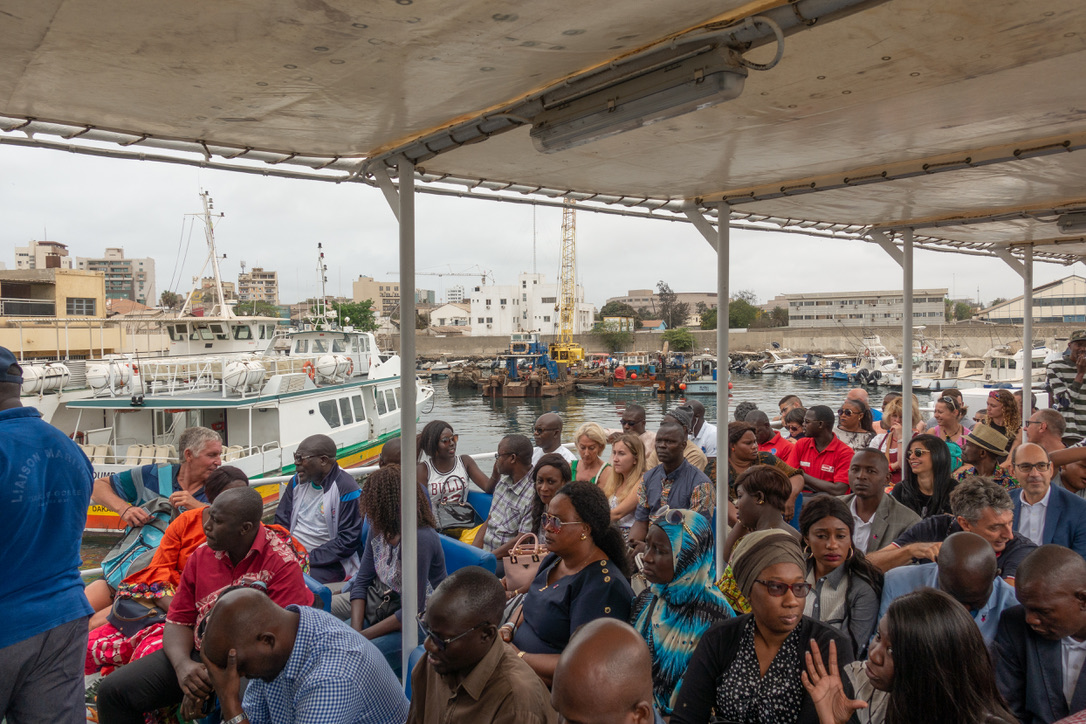 Überfahrt mit der Fähre von Dakar zur Île de Gorée