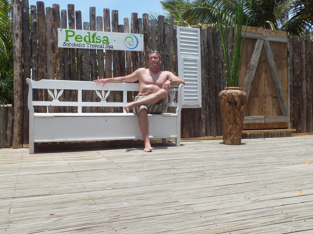 Erholung im Spa während des Tauchurlaubs auf Bonaire