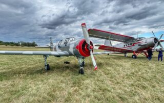 Historische Flugzeuge beim Flugplatzfest 2026 in Taucha