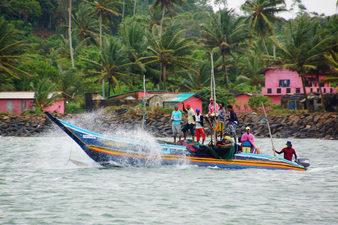 In Bewegung zwischen Wasser und Ufer · Sri Lankas Südküste