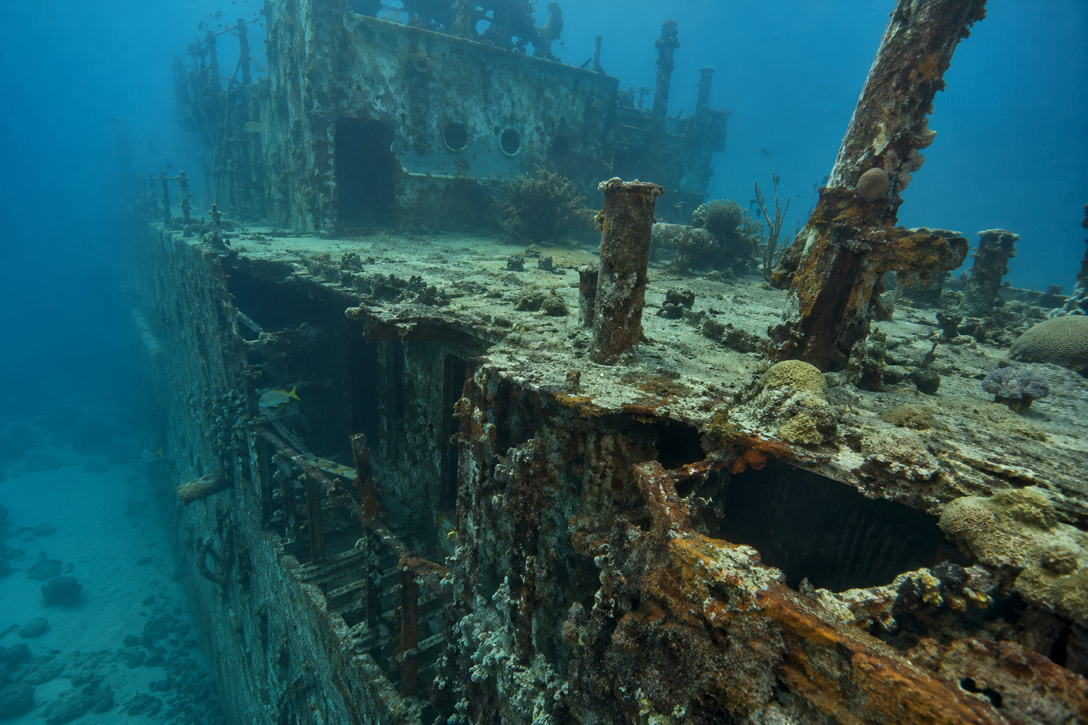 Aruba · Wracklandschaften unter Wasser