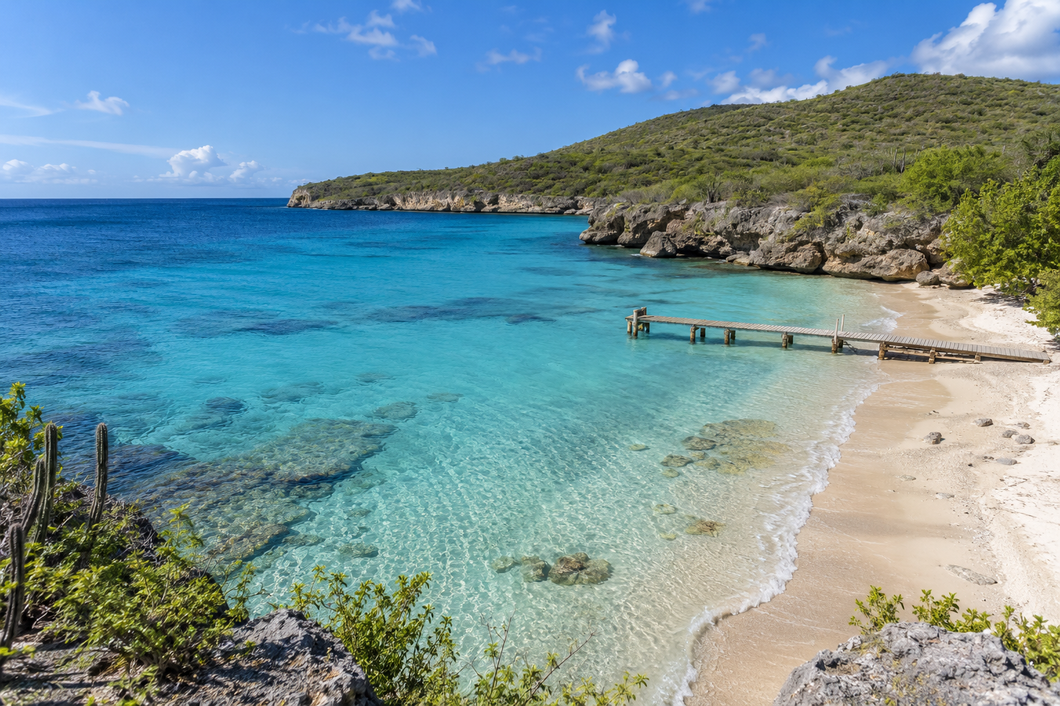 Curaçao · Strandbucht und klares Meer