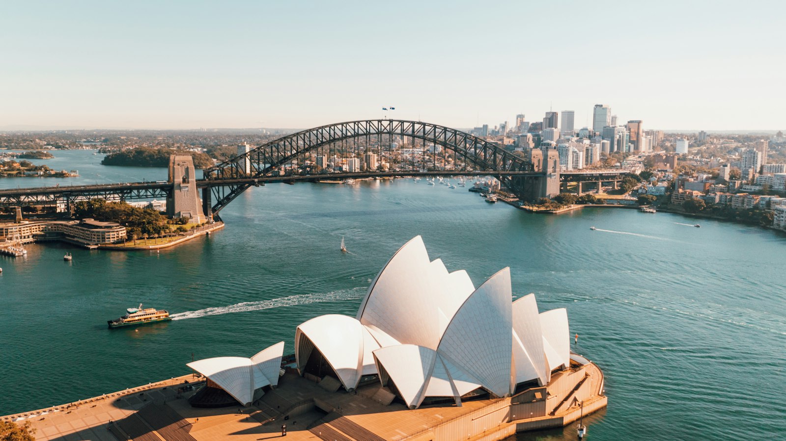 Sydney Opera House und Harbour Bridge