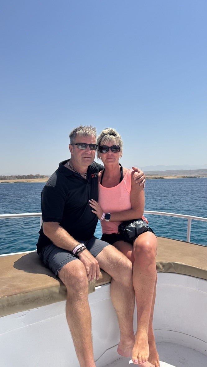 Unsere Pause auf dem Bootsdeck