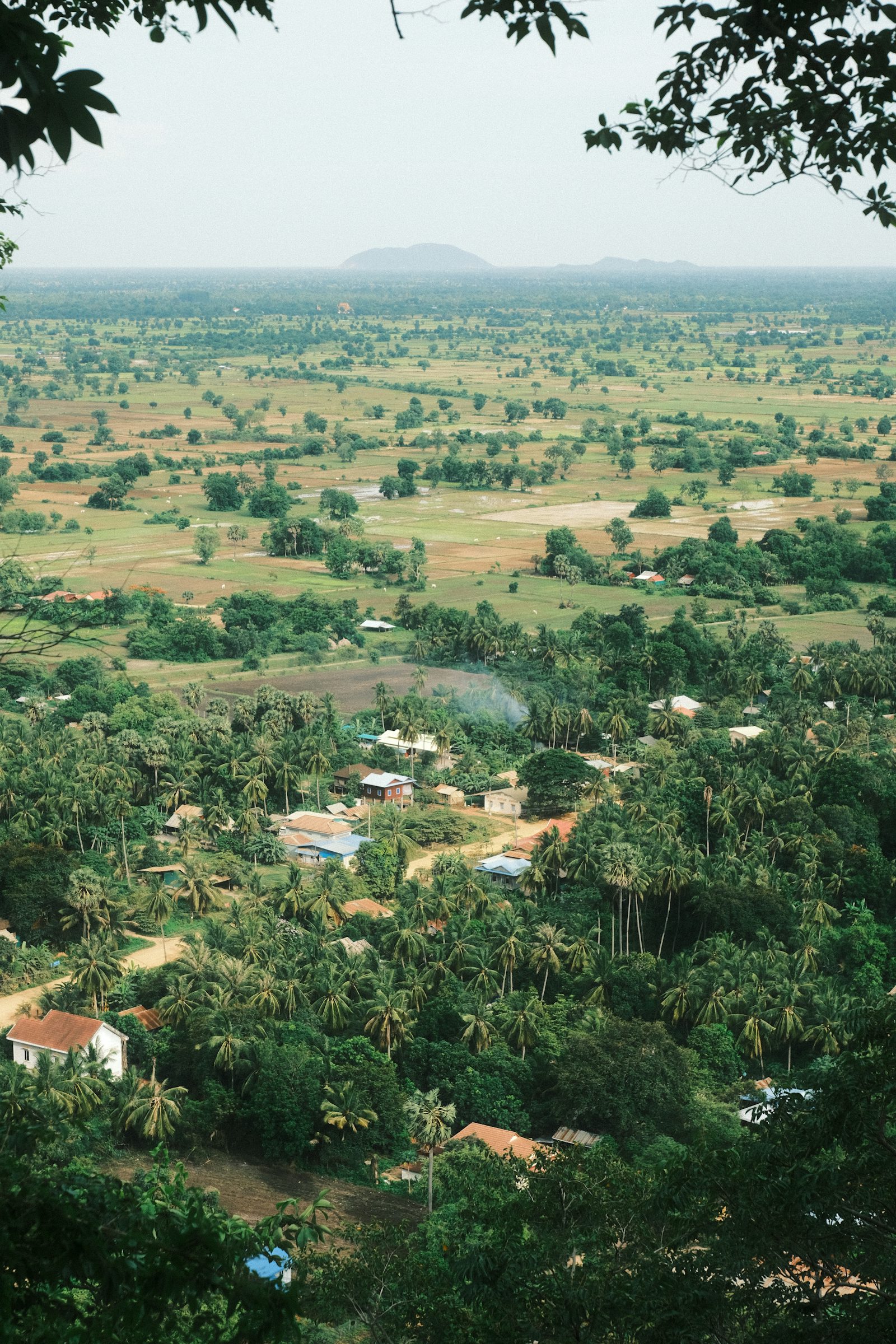 Blick über die Landschaft bei Battambang