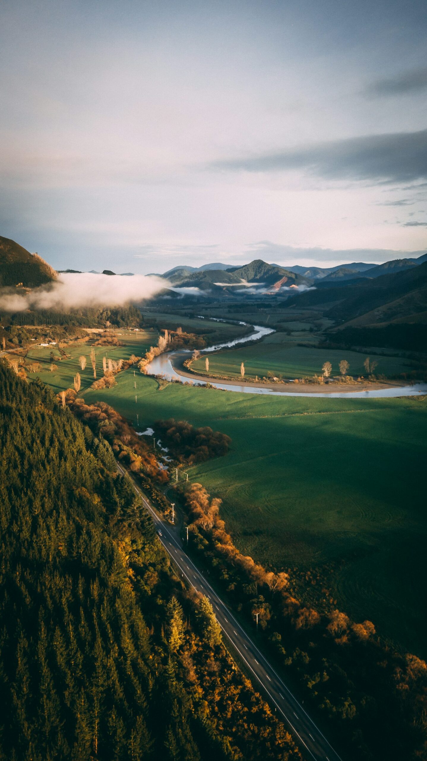 Abendlicht in der Region Nelson