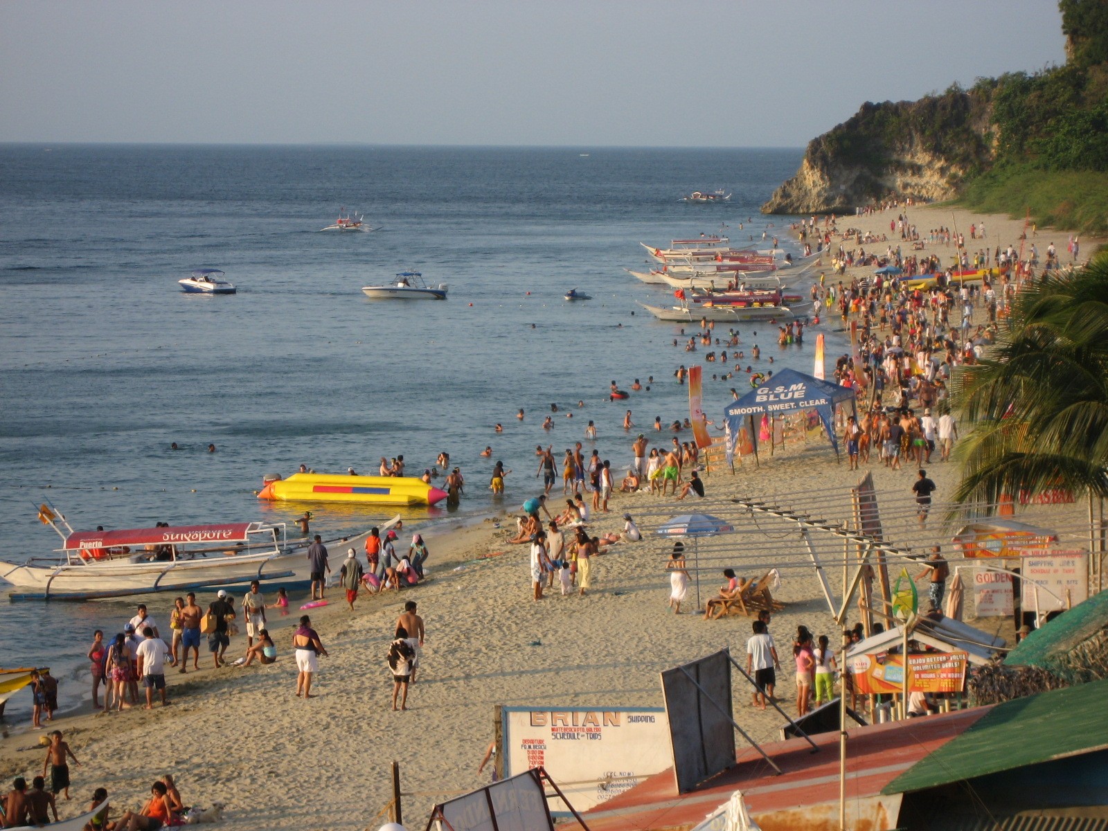Abendstimmung am White Beach