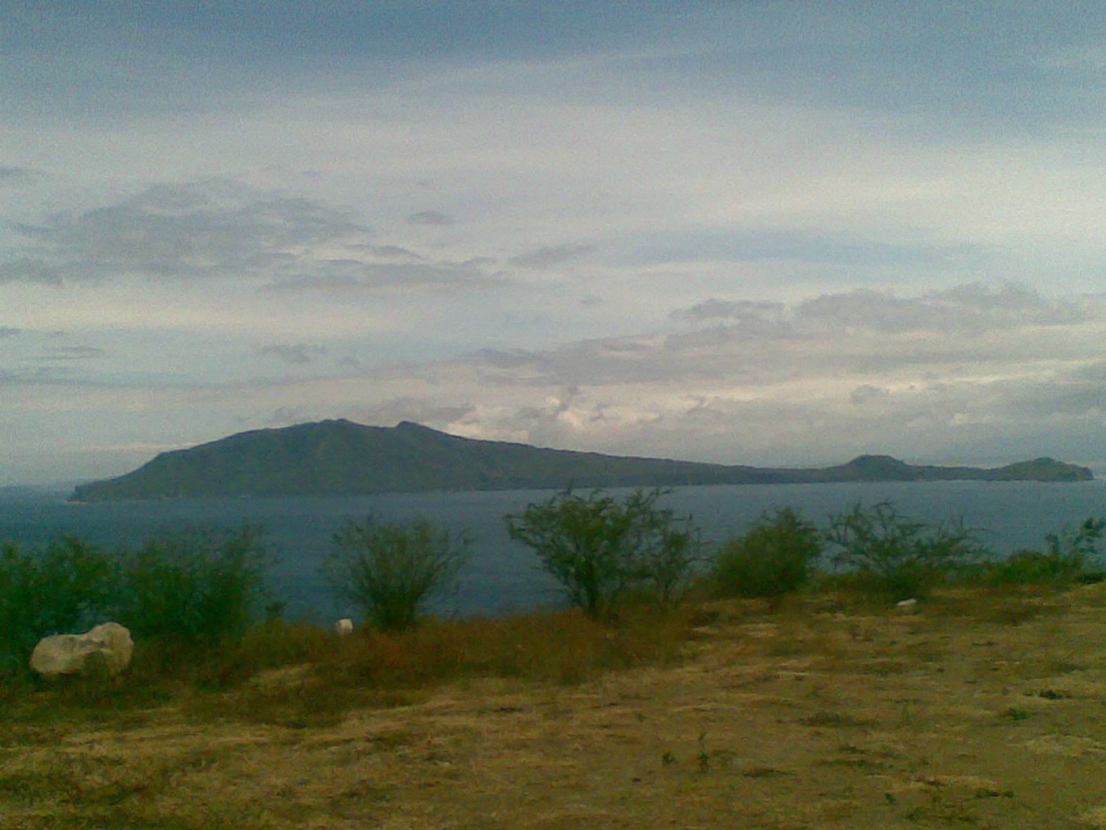 Blick auf Verde Island